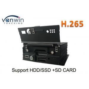 China Fuel Sensor H.265 HDD 4 Channel 1080P RJ45 Port HD Mobile DVR with Motion detection supplier