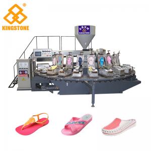 120-200 Pairs / Hour PVC lady's Sandal Slipper Making Machine Single Color Air Blowing Machine