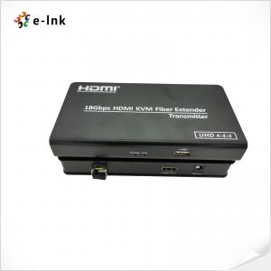 Fiber Video Converter 4K HDMI 2.0 KVM USB Over Fiber Optic Extender