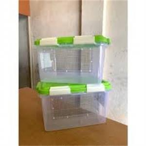 Caja sólida de alta calidad Mini Portable Takeout Hamster Cage del pequeño transporte PETG del animal doméstico
