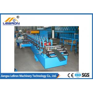 Blue color 2018 new type  Z purlin roll forming machine made in china PLC control automatic long time service