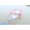 China Transparent Polycarbonate plastic Transparent plastic kayak for two person wholesale
