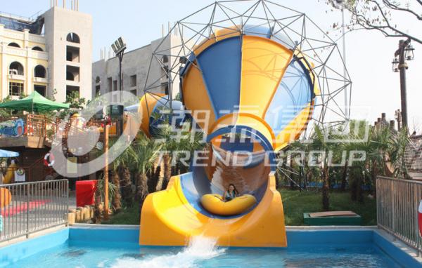 Comercial Indoor Water Play Small Slide / Water Park Ride 100m3/Hr Small Tornado