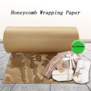 China 80g Kraft Paper Eco Friendly Honeycomb Paper Wrap Screen Printing supplier