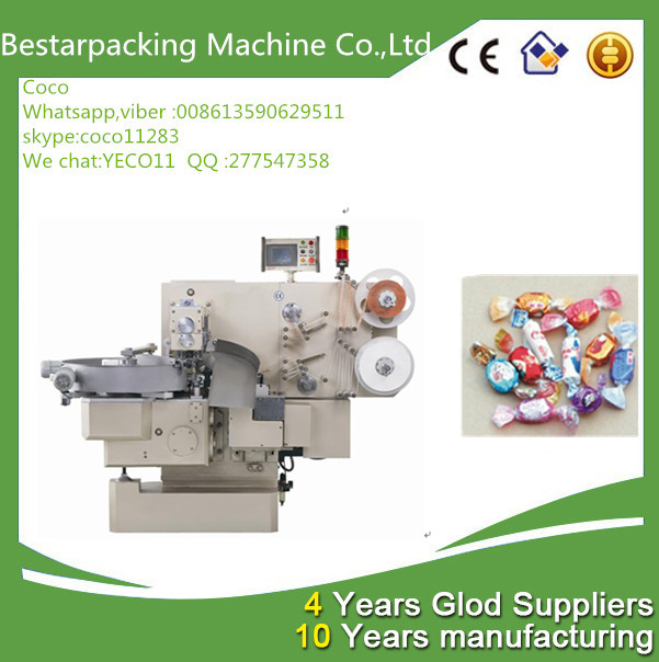 China Double twist chocolate wrapping machine with Automatic hopper supplier