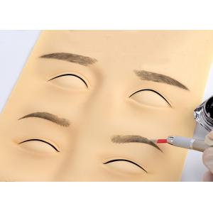 3D Eyebrow Tattoo Practise Skin , Moderate Thickness Artificial Tattoo Skin