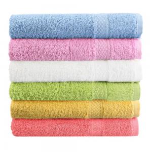 Super Soft High Quality 100% Cotton Bath towel 70*140cm Solid Plain Dyed Bath Hotel Towel
