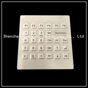 29 Keys USB 5x6 Matrix Stainless Steel Metal Keypad