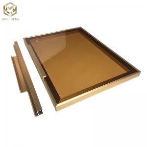 Aluminum Glass Door Frame Profiles For Kitchen Cabinet Or Wine Cabinet Wardrobe Door