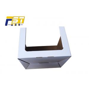 China Wihite Card Paper Corrugated Custom Carton Boxes For Cosmetics / Garments supplier