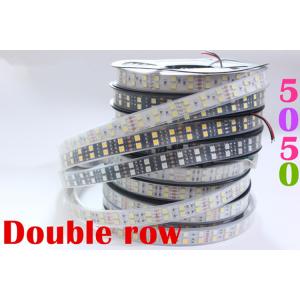 China 5m / Reel Double Row 24 Volt Rgb Led Strip Warm White Led Flexible Tape Light supplier