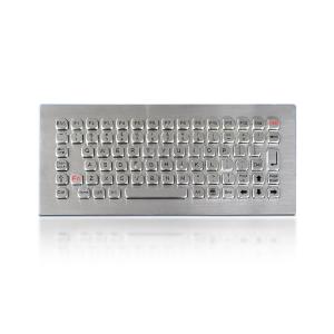 China Vandal Proof Panel Mount Stainless Steel Keyboard For Self Service Kiosk supplier