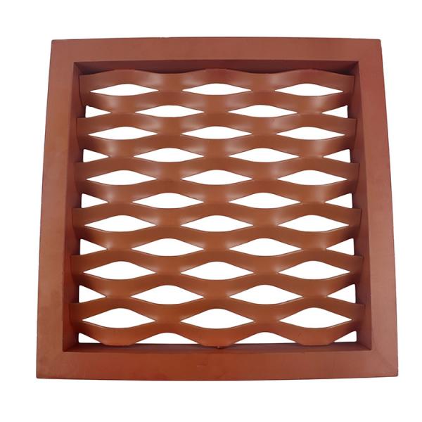 China Projete a forma expandiu Mesh Ceiling With Spraying Coated de alumínio supplier