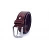ODM 3.5cm Classic Buckle Mens Brown Leather Dress Belt