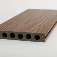 China Wpc Synthetic Landscape Timber Plastic Outdoor Decking Boards Fireproof on sale