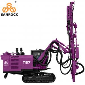 Crawler Top Hammer Drill Rig Hydraulic DTH Drilling Rig With Automatic Rod Changing System