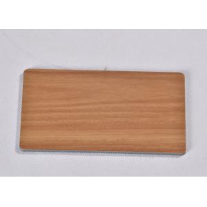 6594 Fireproof Aluminium Composite Panel With Wood Effect Cladding Sheets 