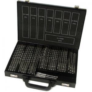 50-piece SDS-plus hammer drill set in metal case, single or cross tip