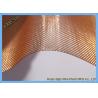 China Pure Copper Metal Wire Mesh Sheets Square Hole Bending Selvage For Shielding wholesale