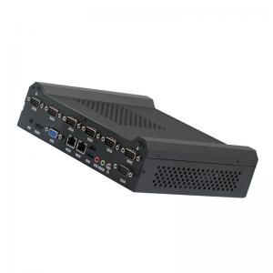 Intel® Braswell  N3160 N3710 quad cores fanless industry mini pc 2 LAN 6 RS232 COM embeded computer