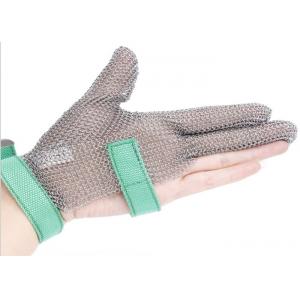 China Butcher Anti Cutting Stainless Steel Gloves With Metal Plates , High Strength supplier