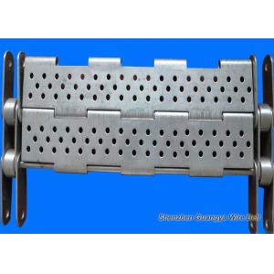 China Punching Chain Plate Conveyor , Customized Design Steel Plate Conveyor supplier