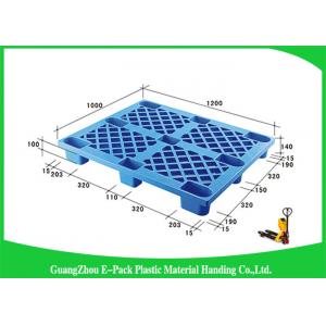 1200*1000mm Export Blue Economical Nestable Plastic Pallets Easy Stacking Long Service Life