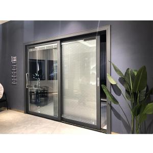 Sound Proof Sliding Aluminum Framed Glass Door For Home Australian Standard