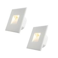 China ROHS 2700K Recessed Indoor Stair Lights , Multi Scene Recessed Wall Light Fixtures on sale