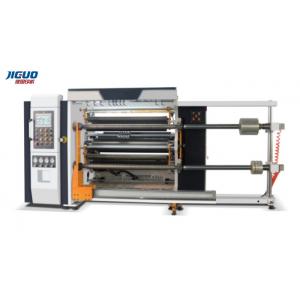 Full Automatic Slitting And Rewinding Machine For Paper Roll / Plastic Film