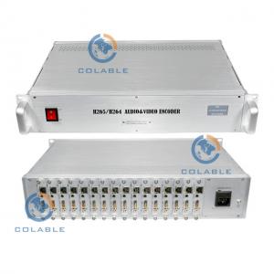 H.265 IPTV Encoder HD HEVC H 265 Encoder 16 Channel HDMI H 264 Encoder COL8216H