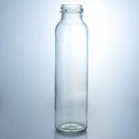 China Metal Screw Cap 150ml 250ml 350ml 500ml Clear Glass Bottle for Cold Pressed Juice on sale