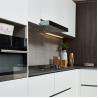 Artificial Stone Modular Modern Lacquer Kitchen Cabinets