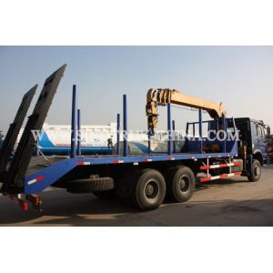 China Diesel 6×4 Cargo Truck Mounted Crane , 12TONS Truck Bed Lift Crane Model SQ12SK3Q supplier