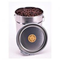 China High Durability Food Safe Metal Buckets With Valve In Lid For Storing Coffee Beans on sale