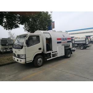 5.5CBM Small Propane Cylinder Truck , 2 Tons Mobile Lpg Truck Tanker