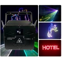 China RGB 1W Full Color Animation Laser Projector ILDA Control on sale