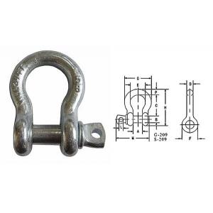 China 1/2 Crosby Anchor Shackle Screw Pin Large Bow Oem supplier