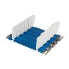 Cinturón modular de rejilla de plástico con pinza