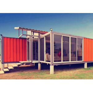China Multifunctional Portable Container House , White Prefab Container House For Restaurant supplier