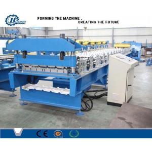China PLC Control Commercial Rolling Form Machine For Metal Roofing Panel supplier