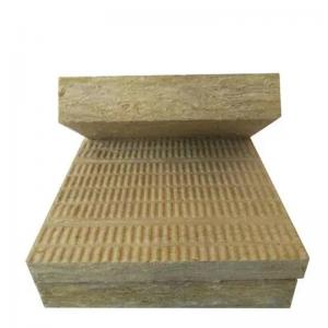 China Rockwool Wired Insulation Blanket , Basalt Rock Wool Board supplier