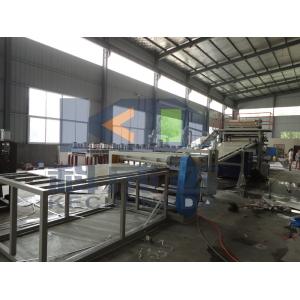 PVC Marble Board Extrusion Machine / PVC Plastic Artificial Stone Profile Production