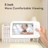China Home Smart Split Screen Baby Monitor Wifi 2.4Ghz 1080P Two Way Audio Video Call wholesale