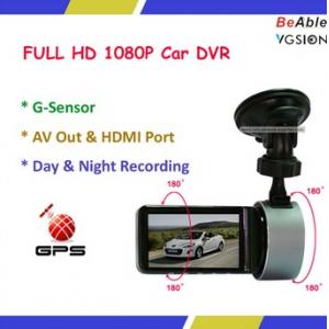 China 1080P Car Camera Recorder With G-sensor & GPS Car Black Box supplier
