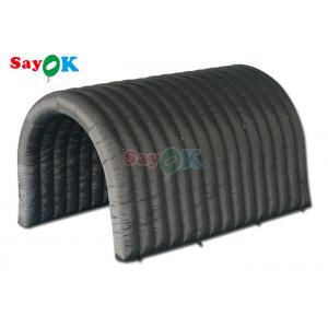 Black Inflatable Tunnel Tent Inflatable Sports Tunnel For Football Game Outdoor Events Entrance Tunnel