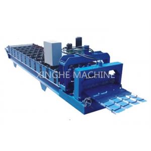 China Industrial Aluminum Step Tile Roll Forming Machine With Metal Slitter Machine  supplier