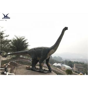 China Robotic Animal Outdoor Dinosaur , Animatronic Brachiosaurus Dinosaur Lawn Decorations supplier