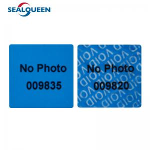 Mobile Phone Camera Security Label Non Transfer Void Open Tamper Evident Label