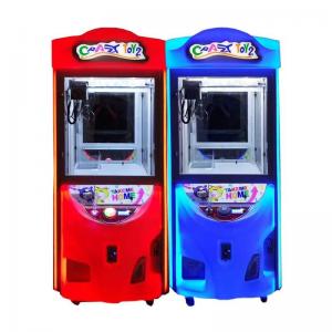 Customized Claw Crane Machine , Crazy Toy 2 Claw Machine For Gift Vending
